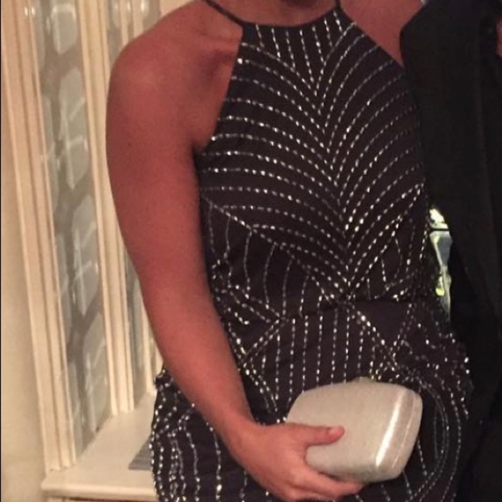 Xscape Navy gown